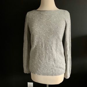 NWOT Cashmere/Wool Polka Dot Sweater